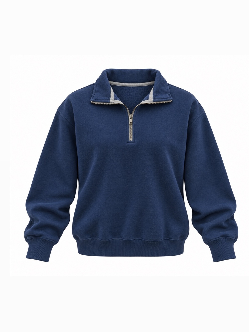 ❁ 3/$15 ❁ Gildan Unisex Heavy Blend Navy Quarter Zip Sweatshirt | Size Small